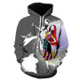 The Nightmare Before Christmas Jack And Sally Skellington All Over Hoodie PF145