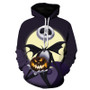 The Nightmare Before Christmas Jack And Sally Skellington All Over Hoodie PF142