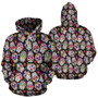 Multi-Colored Skull All Over Hoodie PF207