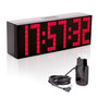 Leadleds LED Digital Alarm Clock LED Snooze with Countdown Timer Calendar Temperature