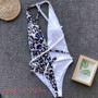 Sexy Leopard Bandage Bikini Bandeau High Waist Bathing Suit Women Brazilian Biquini Swimming Thong Maillot