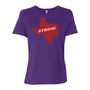 Texas Strong Women's T-Shirt Red Brick - Multiple Colors