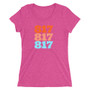 817 Area Code Fort Worth, Texas Women's T-Shirt - Multiple Colors