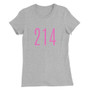 214 Love Women's T-Shirt - Dallas Texas - Multiple Colors