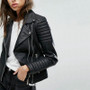 Motocyle Faux Leather Jacket