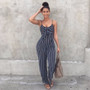 Striped Spaghetti Jumpsuit