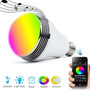 Smart LED Color Changing Light Bulb Wireless Bluetooth 4.0 Speaker