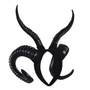 Blackmeoww Goth Men Women Cosplay Sheep Horn Hoop Headband - Black One Size