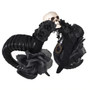 Blackmeoww Goth Men Women Cosplay Skull Devil Horns Headband - Black One Size