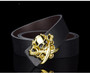 Top Quality Leather Skull Casual Belt