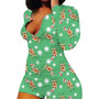 Sexy Onesie Pajamas Short Jumpsuit Sleepwear Short Romper Bodycon Adult Women Striped Print Bodysuit Sexy Lingerie Underwear