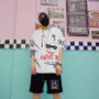 Men's Graffiti Print Short Sleeve Tee