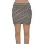 Women's High Waist Pencil Style Mini Bandage Skirt