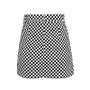 Women's Vintage Checker Board Pencil Mini Skirt