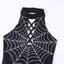 Spider Web Print Dress