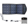 Portable Solar Generator 400Wh and 105W Foldable Solar Panel