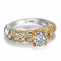 925 Sterling Silver CZ Diamond Ring