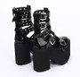 Doll Rivet Platform Boots