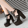 Fashion Buckle Ankle Boots