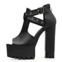 Rivet Chunky Heel Shoes