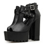 Rivet Chunky Heel Shoes