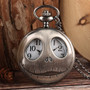 Hollow Skull Pocket Watch