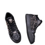 Punk Metal Skull Buckle Men Ankle Boots