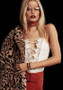 White Patchwork Lace Cut Out Spaghetti Strap off-shoulder Vest