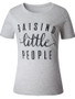 Casual Round Neck Casual Letters Printed Short Sleeve T-Shirt