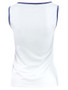 Casual Bowknot Contrast Trim Deep V-Neck Sleeveless T-Shirt