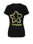 Casual Cute Star Letters Printed Short Sleeve T-Shirt