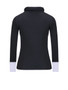 Casual High Neck Color Block Long Sleeve T-Shirt