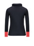 Casual High Neck Color Block Long Sleeve T-Shirt