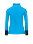 Casual High Neck Color Block Long Sleeve T-Shirt