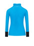 Casual High Neck Color Block Long Sleeve T-Shirt