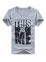 Casual This Is Me Trendy Printed Round Neck T-Shirt