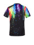 Casual Short Sleeve Round Neck Multi-Color Printed T-Shirt