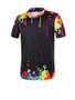 Casual Short Sleeve Round Neck Multi-Color Printed T-Shirt