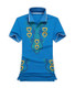 Casual Polo Collar Retro Tribal Printed T-Shirt