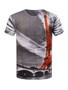 Casual Fashionable Round Neck Printed T-Shirt