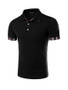 Casual Mens Polo Collar Short Sleeve T-Shirt