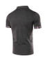 Casual Mens Polo Collar Short Sleeve T-Shirt