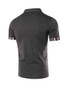 Casual Mens Polo Collar Short Sleeve T-Shirt