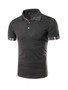 Casual Mens Polo Collar Short Sleeve T-Shirt