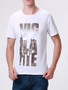 Casual Attractive Round Neck Letters Printed T-Shirt