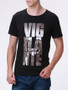 Casual Attractive Round Neck Letters Printed T-Shirt
