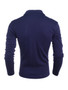 Casual Long Sleeve Polo Collar Printed T-Shirt