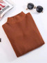 Autumn Turtleneck Pullovers Sweaters Primer Shirt Long Sleeve Short Korean Slim Fit Tight Sweater