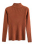 Autumn Turtleneck Pullovers Sweaters Primer Shirt Long Sleeve Short Korean Slim Fit Tight Sweater
