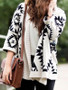 Fashion Solid Color Knit Sweater Cardigans Tops